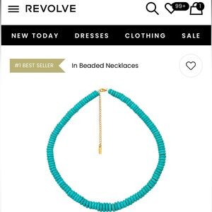 REVOLVE Terada Turquoise Beaded Necklace by Casa Clara - Brand New